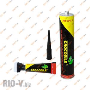 Клей для скла 330мл + праймер 10мл Crocodil - PU-200.1/200.3