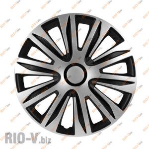 Автомобільні Ковпаки Argo 14R Nardo Silver-Black 4шт - Argo-14r-nardo-silver-black