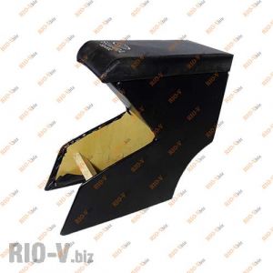 Підлокітник Бар ВАЗ 2110-12 М'який ЧОРНИЙ з вишивкою - Bar-2110