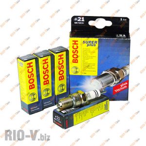Свічки Bosch 1.1 LADA, NIVA WR7DCXE +21 Yttrium - 0242235915