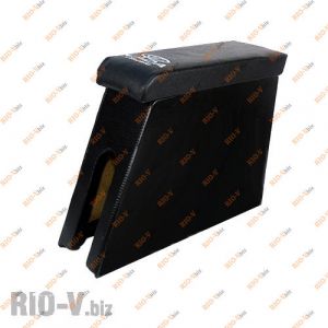 Підлокітник Бар ВАЗ 2105,07 М'який ЧОРНИЙ з вишивкою - Bar-2105