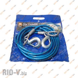 Трос буксирувальний сталевий 5 т 4,5 м гак ДК - DK-2001C