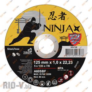 Круг відрізний по металу 125 * 1,0 * 22,23 мм Virok - 65V125