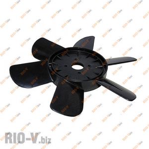 Крильчатка вентилятора Москвич 6 лопаті чорний Херсон - 412-1308010