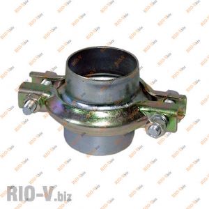 Хомут глушника іномарка 60мм з патрубками - 1203048-01