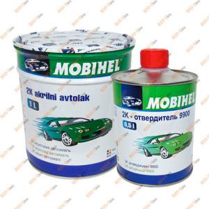 Автомобільна фарба акрилова 2К 140 Mobihel 0,75л з затверджувачем 0,375 л Яшма - Mobihel-140