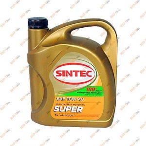 Масло Sintec 10W-40 4л Super - Sintec-super-10-40-4l