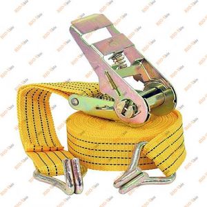 Стяжка вантажу 3т 46 мм х 10 м метал. ручка CARLIFE RD714 - RD-714