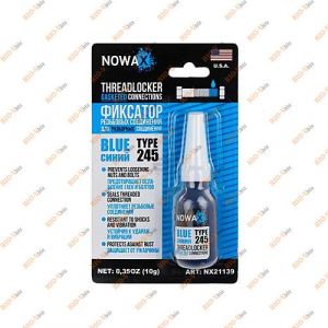 Герметик NOWAX для різьбових з'єднань синій 10 гр - NX21139
