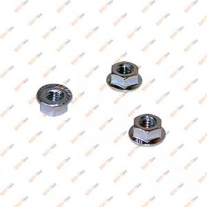 Гайка М 6 з зубчастим буртиком 8,0 цб (в упак. 20 шт) Metalvis - М6