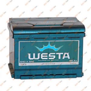 Акумулятор 65А + правий 640А WESTA - WESTA-65А-R