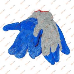 Рукавички робочі прогумовані синьо-сірі (пара) King - KVG-0689