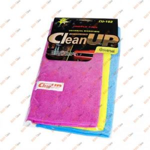 Серветка мікрофібра універсальна CleanUP CU-102 30х40 (3шт) - CU-102