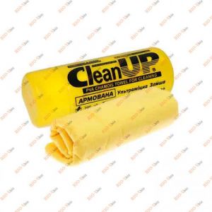 Серветка для мийки 30х30 в тубі жовта CleanUP - CU-202