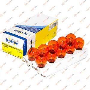 Лампа одноконтактная PY21W 12V 21W BAU15s желтая Narva - 17638CP