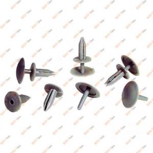 Клипса №30 (в упак. 100 шт) серая (крепеж, пистон) Shemi - №30-s