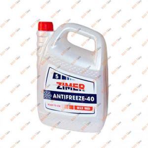 Тосол антифриз Zimer 5л G-12 -40 червоний - Zimer-Red5