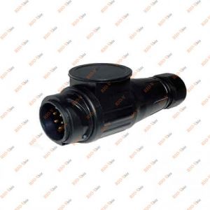 Прицепной разъем (Евро вилка) папа пластик Fristom - T625