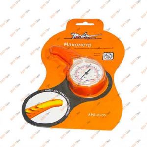 Манометр  5 атм (пласт корпус) AIRLINE - APR-M-05