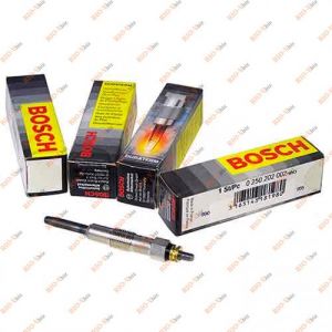 Свеча (форсунка) накаливания GLP041 CITROEN, PEUGEOT (к-т 4 шт ) BOSCH - 0250202002-4FS