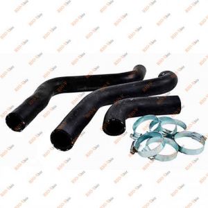 Патрубок радіатора 2170 к-т 3 шт Лузар - LPK0127-CR