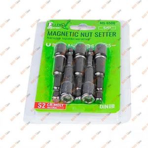 Насадка торцевая магнитная 6х65мм (комплект 5шт) MS-6506 Alloid - MS-6506