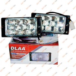 Фары противотуманные DLAA 519 DB-W ВАЗ 2110-12 гладкие - DLAA_519_DB-W