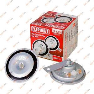 Сигнал дисковий (К-т 2 шт) 12 V Elephant - СА-10095