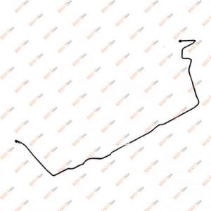 Трубка Ланос торм передняя правая (161 см) Харьков - 96248672