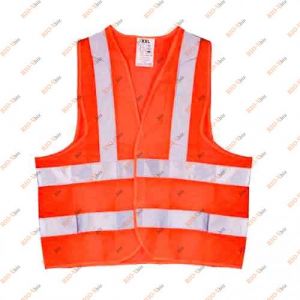 Жилет безопасности светоотражающий оранжевый Vitol - ЖБ006