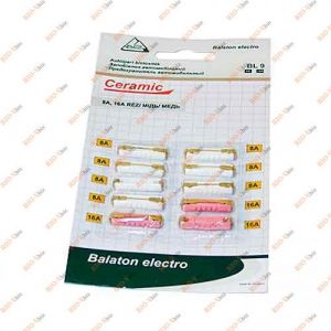 Предохранители стар.обр. (к-т 10 шт) керамика Balaton - BL-9