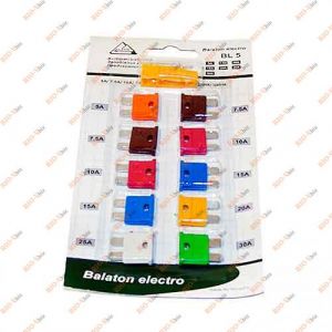 Предохранители Евро (к-т 10 шт) цинк Balaton - BL-5