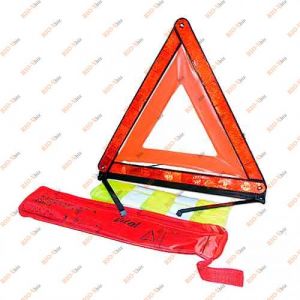 Знак аварийной остановки + жилет Vitol - ЗА617