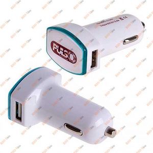 Автомобільний зарядний пристрій 2 USB 2400mA W Pulso - C-2026W