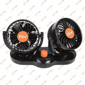 Вентилятор автомобільний подвійний 24V Vitol - HX-T304-1