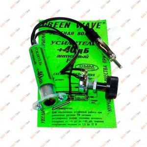 Підсилювач антени 6dB - 40dB регульований Зелена Хвиля - АУ40Р