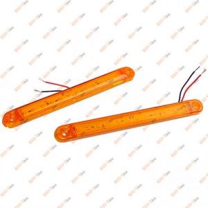 Повторитель габарита (палец) 12 LED 12/24V желтый - TH-1210-yellow