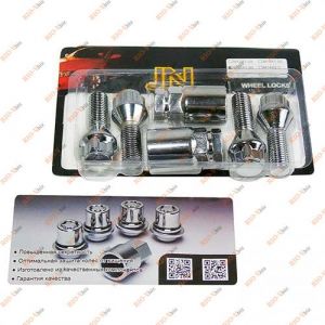 Болт колесный секретный М 12х1,5х24 хром конус кольцо Ланос - 375093Х2