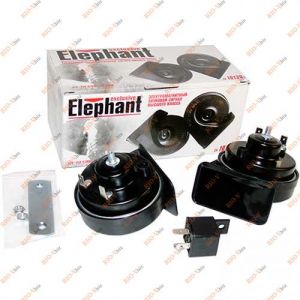 Сигнал улитка (к-т 2 шт) CA-10130 12V 2-контактный Elephant - СА-10130