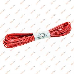 Провід ПГВА 0.75 (10 м) червоний Кам'янець-Подільський - 25075
