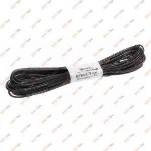 Провод ПГВА 0.75 (10 м) черный Каменец-Подольский - 0,75х10