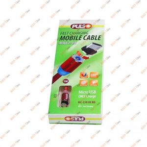 Кабель USB магнитный Micro 2,4А, 1м красный MC-2301M RD PULSO - MC-2301M_RD