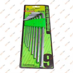 Набір Г-образних шестигранників подовжені 9 од Alloid - НШ-Ш0918D