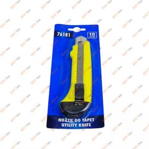 Нож канцелярский пластмассовый усиленный Vorel - 76181