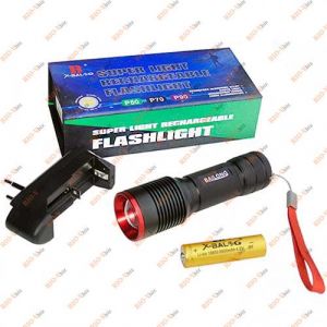 Фонарь налобный ЗУ 220V, 1х18650, zoom, Box Police - 868-HP50