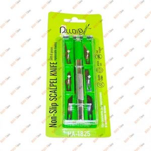 Нож-скальпель со сменными лезвиями Alloid - НА-1825
