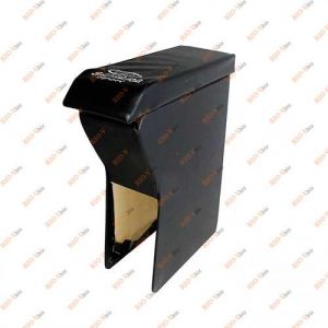 Підлокітник Бар ВАЗ 2115 М'ЯКИЙ ЧОРНИЙ з вишивкою - Bar-2115