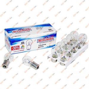 Лампа одноконтактная P21W 12V 21W BA15S Mitsumoro - M21213