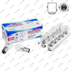 Лампа двоконтактна P21/4W 12V BAZ15d Mitsumoro - M21214