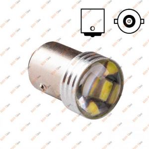 Лампа одноконтактная LED P21W 12V 15SMD-7020 PULSO - LP-151426
